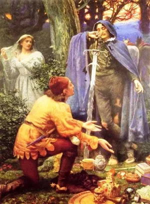 Bertucciova Nevesta by Edward Robert Hughes Oil Painting