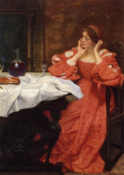 Main Product Photo of The Shrew Katherina Painting by Edward Robert Hughes