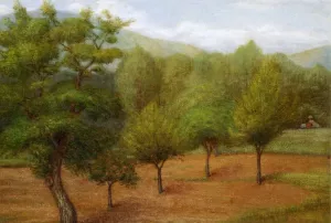 Spring Landscape by Edward Stieglitz Oil Painting