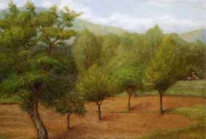 Spring Landscape Oil painting by Edward Stieglitz