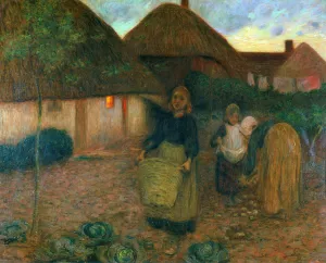 The Widow's Acre by Edward Stott Oil Painting