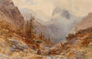 Hollenthal, Bavaria by Edward Theodore Compton Oil Painting