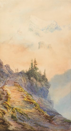 In den Dolomiten by Edward Theodore Compton Oil Painting