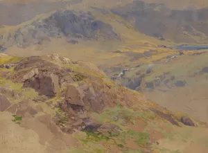 Llyn Idwal by Edward Theodore Compton Oil Painting