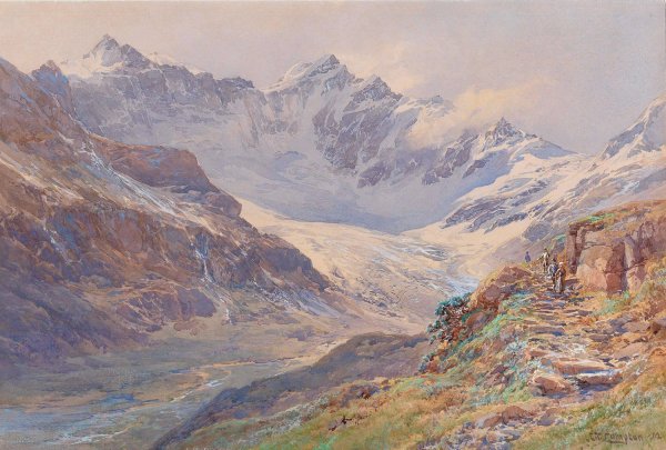 Main Product Photo of Odenwinklkees with the Johannisberg Painting by Edward Theodore Compton