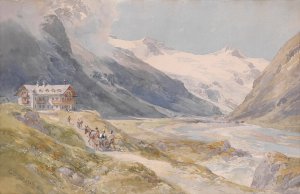 Pasterze by Edward Theodore Compton Oil Painting