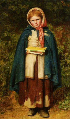 The Alphabet by Edward Thompson Davis Oil Painting