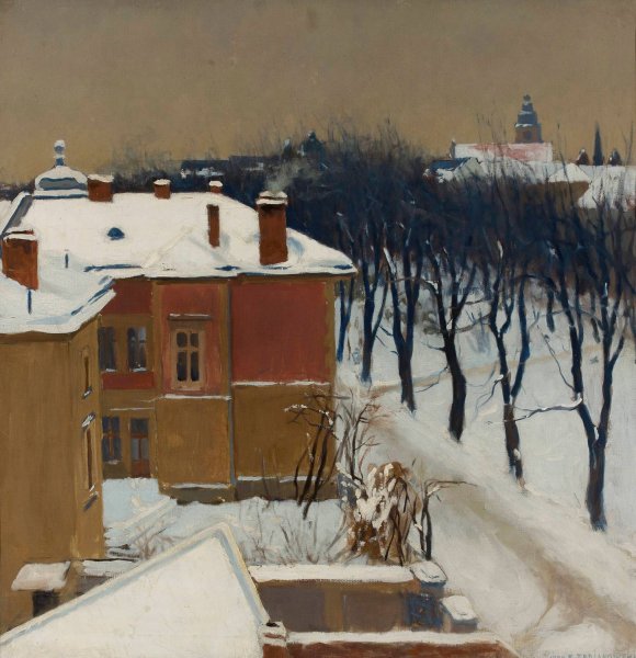 Main Product Photo of Planty Park in Krakow  Painting by Edward Trojanowski