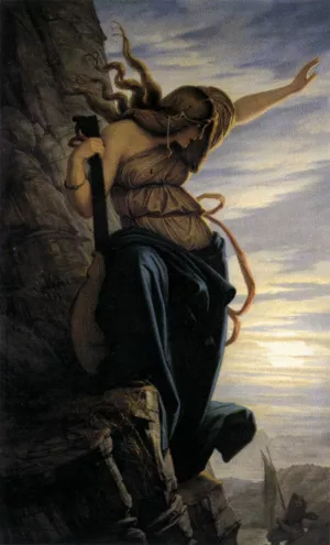 The Lorelei Oil painting by Edward Von Steinle