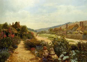 At Peaslake by Edward Wilkins Waite - Oil Painting Reproduction