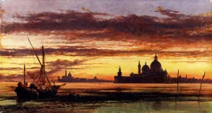 Sunset Sky, Salute And San Giorgio Maggiore'