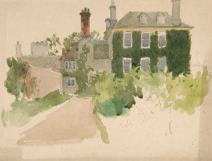 Architectural Study II by Edwin Austin Abbey Oil Painting