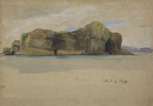 Island of Staffa by Edwin Austin Abbey Oil Painting