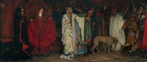 King Lear, Act I, Scene I by Edwin Austin Abbey Oil Painting