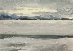 Loch Linnhe by Edwin Austin Abbey Oil Painting