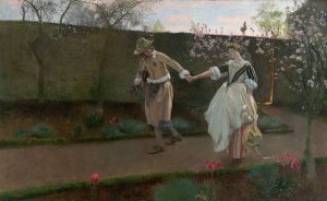 May Day Morning by Edwin Austin Abbey Oil Painting