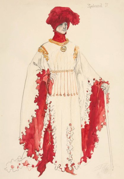 Richard II  by Edwin Austin Abbey - Hand-Painted Oil Painting Reproduction