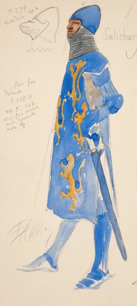 Salisbury  by Edwin Austin Abbey - Hand-Painted Oil Painting Reproduction