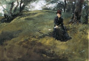 Young Woman in the Woods