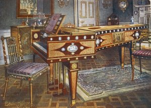 Late eighteenth-century decorative furniture by Edwin Foley Oil Painting