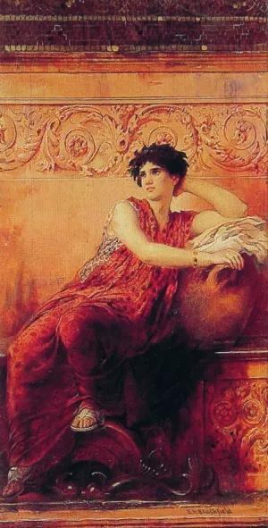 The Roman Pose Oil painting by Edwin H Blashfield