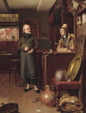 Old friends by Edwin Hughes Oil Painting