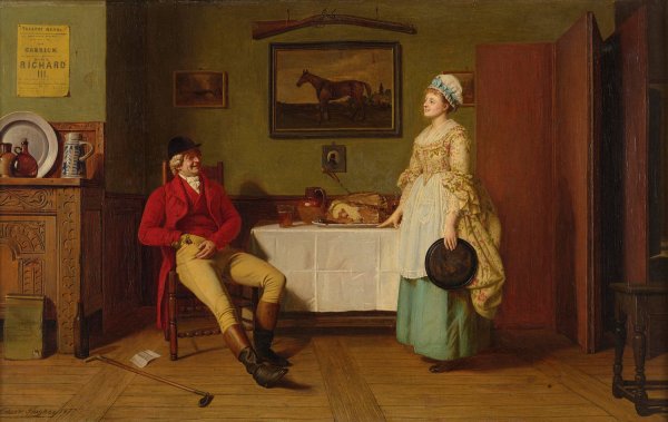Main Product Photo of Roast Beef of Old England  Painting by Edwin Hughes