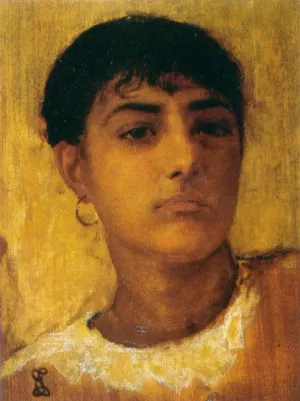 Study of a Young Girl's Head