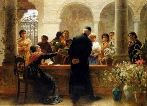 The Approval by Edwin Longsden Long Oil Painting