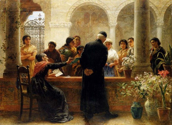 Main Product Photo of The Approval Painting by Edwin Longsden Long