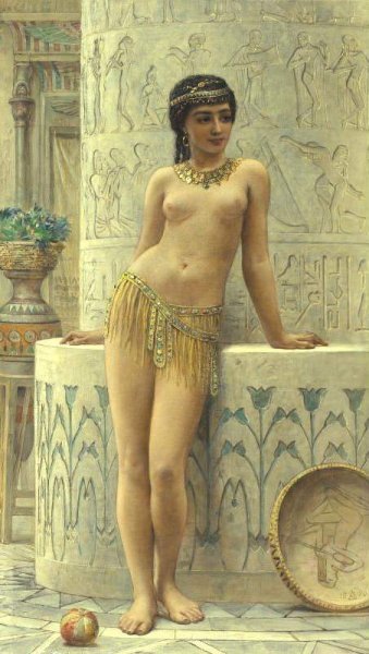 Main Product Photo of The Eastern Favourite Painting by Edwin Longsden Long