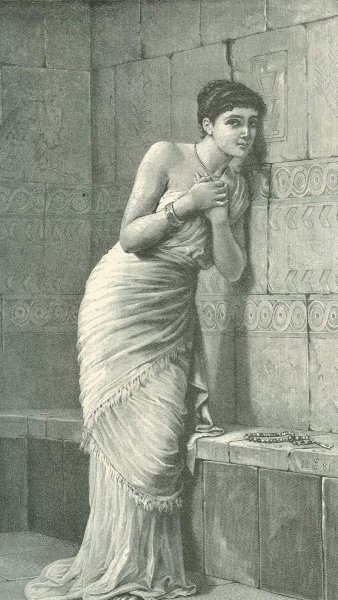 Main Product Photo of Thisbe Painting by Edwin Longsden Long