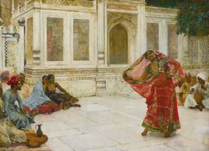 Dancing Girl, India by Edwin Lord Weeks Oil Painting