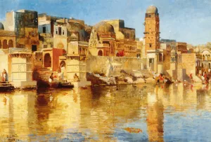 Muttra by Edwin Lord Weeks - Oil Painting Reproduction