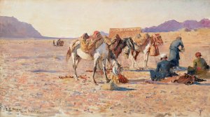 Near Ispahan Oil painting by Edwin Lord Weeks