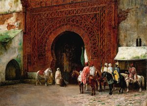 Rabat by Edwin Lord Weeks Oil Painting