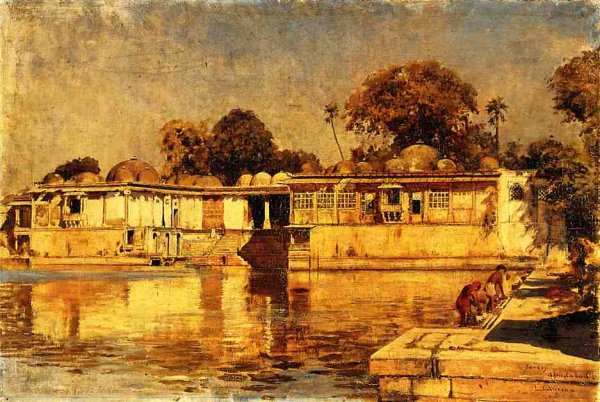 Sarkeh, Ahmedabad, India by Edwin Lord Weeks - Hand-Painted Oil Painting Reproduction