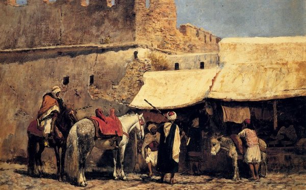 Tangiers by Edwin Lord Weeks - Hand-Painted Oil Painting Reproduction