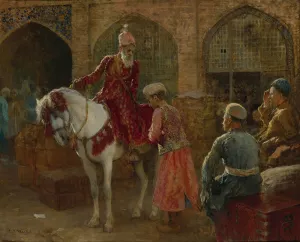 The grand vizier Oil painting by Edwin Lord Weeks
