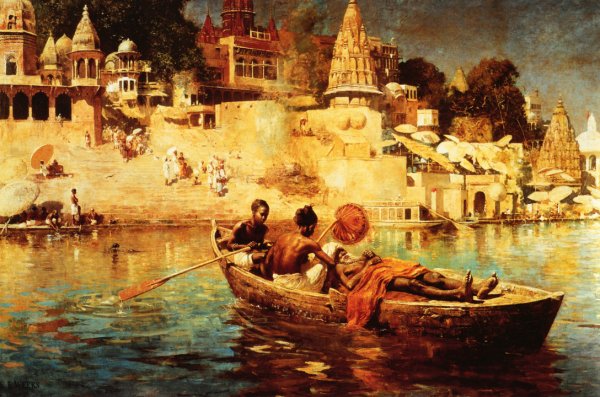 The Last Voyage by Edwin Lord Weeks - Hand-Painted Oil Painting Reproduction