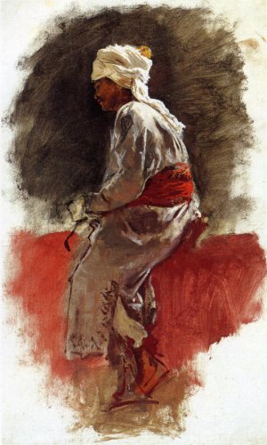 The Rider by Edwin Lord Weeks Oil Painting