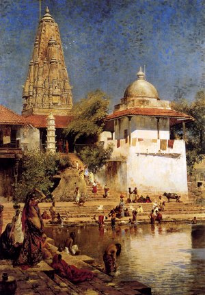 The Temple And Tank Of Walkeshwar At Bombay