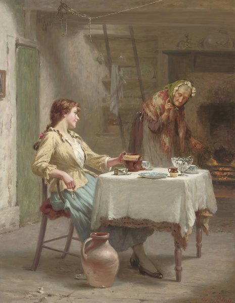 Main Product Photo of On the boil Painting by Edwin Thomas Roberts