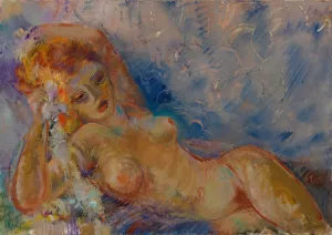 Maija by Eemu Myntti Oil Painting