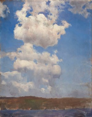 Cloud Study by Eero Jarnefelt Oil Painting