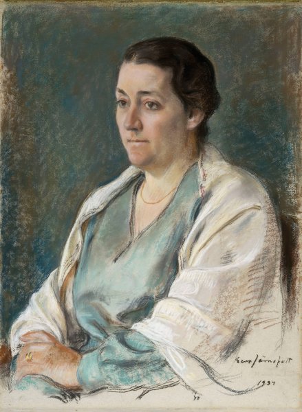 Ester Sihtola  by Eero Jarnefelt - Hand-Painted Oil Painting Reproduction