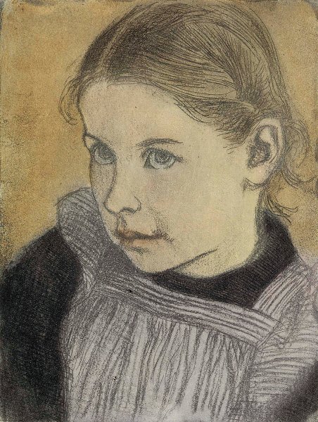 Girl  by Eero Jarnefelt - Hand-Painted Oil Painting Reproduction