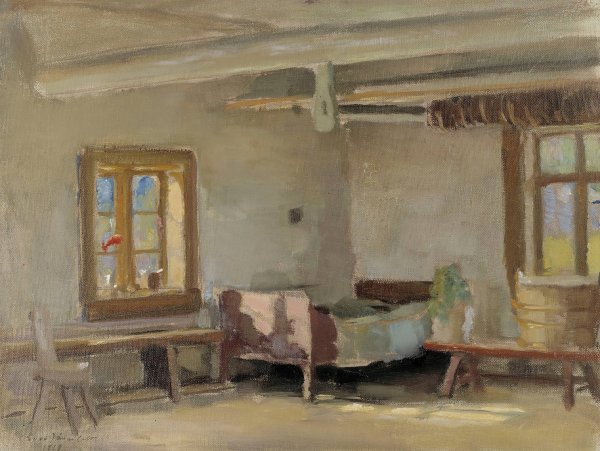 Interior  by Eero Jarnefelt - Hand-Painted Oil Painting Reproduction