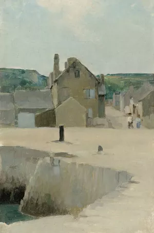 Kylakuva Oil painting by Eero Jarnefelt