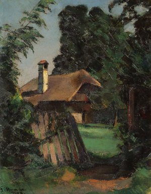Landschaft by Egge Sturm-Skrla Oil Painting